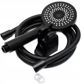 Aquaparts nadgradna tuš garnitura 4F FLEX BLACK TUŠ SET