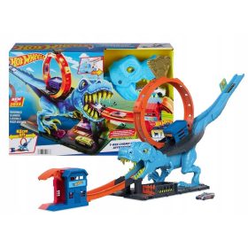 Hrpa Hot Wheels City T-Rex Loop + automobil HKX42