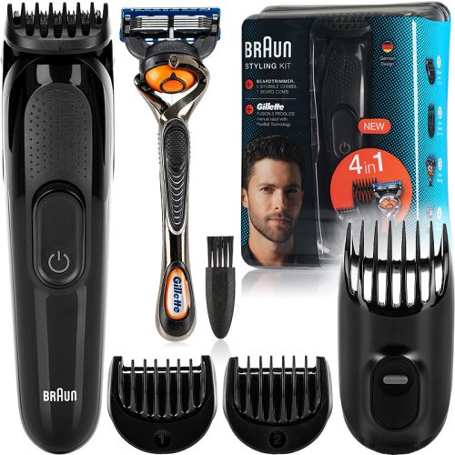 Braun Styling Kit SK30004in1 Gillette Fusion 5 Flex PROGLIDE Set za oblikovanje kose i brade