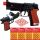 Metalni pištolj Trifox A-0283 s kapicama + 4× Trifox udarne kapisle + Primerak za 8 metaka, 9 prstenova, 72 hica