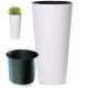  Prosperplast posuda za cvijeće 20 cm x 20 x 38 cm promjer 20 cm plastična bijela