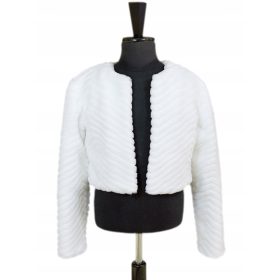  Bolero za prvu pričest, umjetno krzno, vel.140