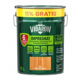 VIDARON Prirodna Tikovina Impregnacija 9L + 11% Gratis