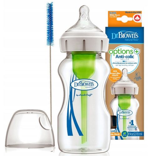 Dr Brown's Antikolik staklena boca Options+ 270ml WB91700