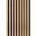MDF letvice na filcu - zid, strop 42 x 260 cm - HRAST