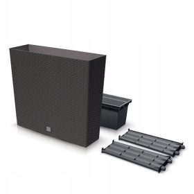    Prosperplast saksija za cvijeće 77 cm x 23,5 x 68,6 cm plastične nijanse smeđe i bež boje