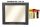 AlfaStal Fireproof Steel Door with Glass for Fireplace - 55x45 cm Left
