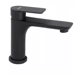Podna slavina za umivaonik Estiva SOPE Black Niska 15,5 cm