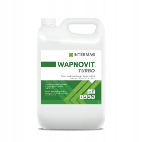 Wapnovit Turbo 5L Intermag vapneno gnojivo tekuće 7,97 kg limeta