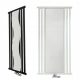  Dekorativni radijator sa ogledalom 1200/500 KALIPSO 625W bijeli crni grafit