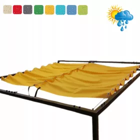 Tenda, sjenilo za vrt - Vrtno jedro 300 x 400 cm, plastično
