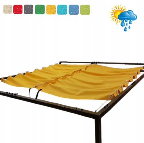 Tenda, sjenilo za vrt - Vrtno jedro 300 x 400 cm, plastično