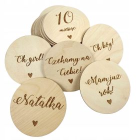 DJEČJE DRVENE TABLICE ZA FOTOGRAFIJE SET