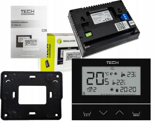 Regulator termostata ST-292 V3 crni