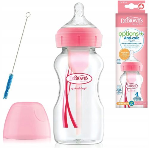 Dr Brown's Options+ široka boca 270ml PINK