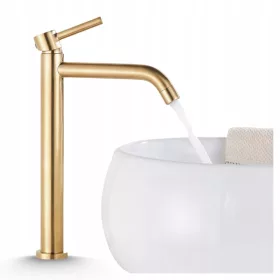 Baterija za umivaonik SLIM TUBE Ari zlatna