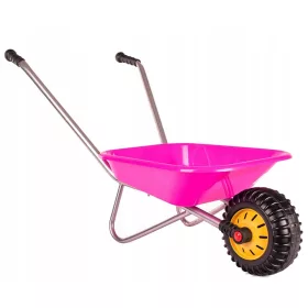   Dječja kolica za igru s velikim metalnim okvirom, 80 cm, roza