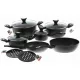 Klausberg set od 5 aluminijskih lonaca, 12 kom.