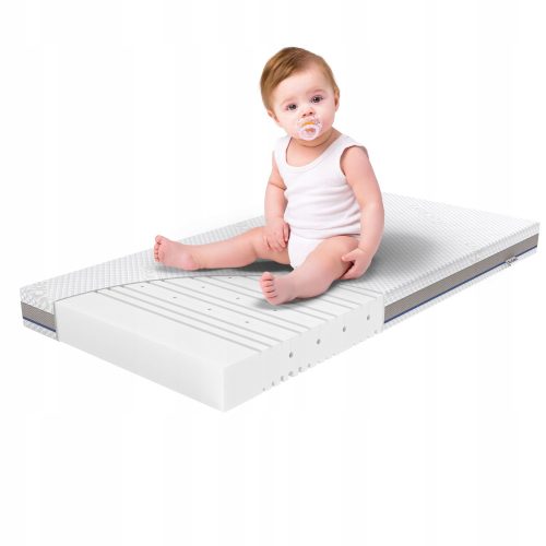 Materac za dječji krevetić 120x60 - Premium Pjenasti Materac srednje tvrdoće 11 cm  Materac za dječji krevetić dimenzija 120x60 cm srednje tvrdoće, idealan za va