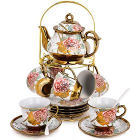 RUXINGGU Elegantni Porculanski Set za Čaj i Kavu, 20 kom.