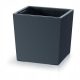  Prosperplast saksija 29,5 cm x 29,5 x 29 cm promjer 29,5 cm plastične nijanse sive i srebrne