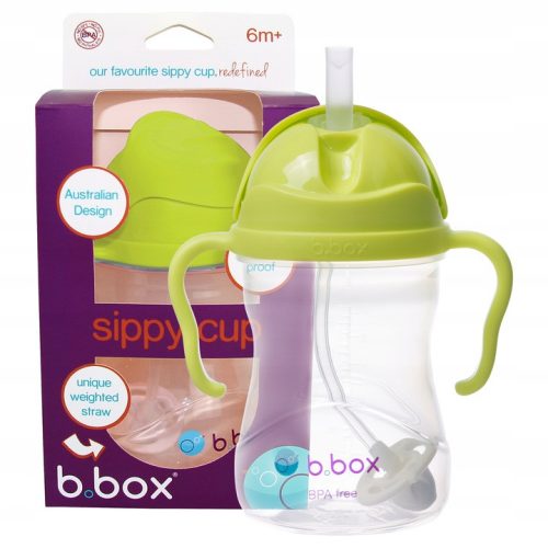 B.Box BB00512 šalica sa slamkom 240 ml zelena