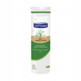   Septona EcoLife organske kozmetičke blazinice od 100% pamuka, 100 kom