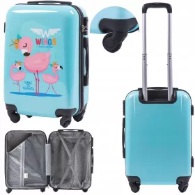    Valise tvrdi kabinski kofer, polikarbonat (polikarbonat), FLAMING, 38 l