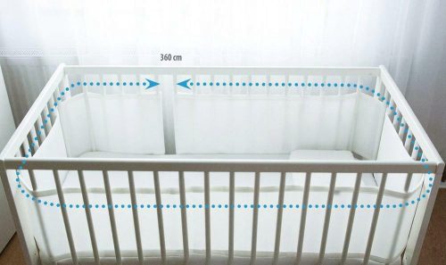 Zaštita za dječji krevetić Matex Bump Air 360x30