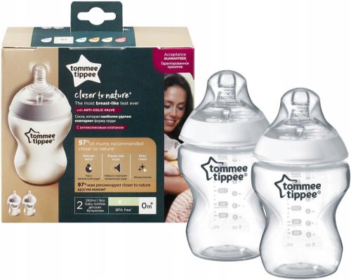 Tommee Tippee bočica za hranjenje beba Closer to Nature 2x260ml