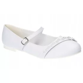   Najnovija kolekcija! American Club Baletne Cipele od eko kože, veličina 36. Elegantne i udobne bijele balerinke za posebne prigode poput pričesti. Izrađene od visokokvalitetnih materijala s kožnom ulo