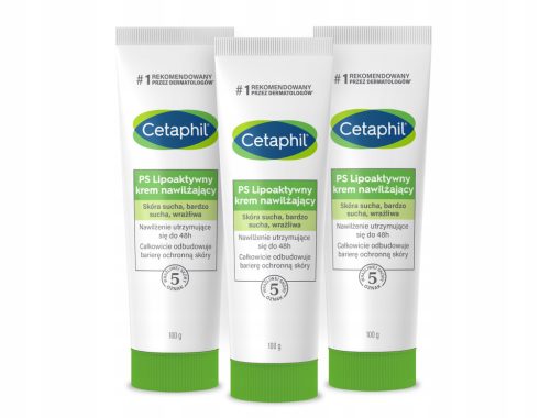 Cetaphil PS Intenzivna hidratantna krema za suhu i osjetljivu kožu 100 g - 3 komada