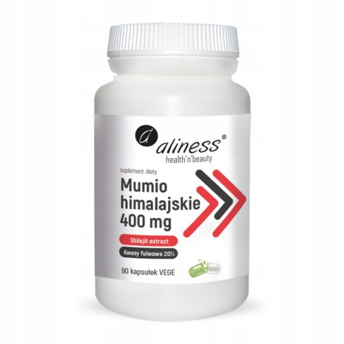 Aliness Mumio Himalajsko (Shilajit Extract) 400 mg - 90 kapsula pomlađivanje i zdravlje