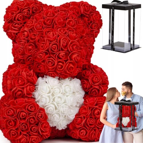 Medo s ružama 25 cm XXL u kutiji - Savršen poklon za Valentinovo

Ovaj prekrasan medo s ružama je idealan poklon za posebnu osobu u vašem životu. Ručno izrađen s pažnjom i ljubavlju, ovaj medo će sigu