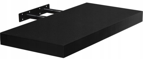STILISTA Crna Zidna Polica Volato 70 cm