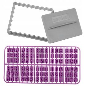   Stempel za kekse s slovima i brojevima - Set za ukrašavanje kolačića