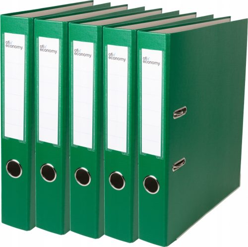 Zelena registrator Ofix Economy A4 50 mm s polugom