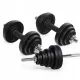  TREXO CAST IRON set bučica sa utegom 50 kg DK50 sa zaštitnim premazom