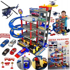   Norimpex Parkiralište s automobilima i helikopterom - Velika parking garaža na 4 etaže Velika parking garaža s praonicom automobila na 4 etaže je idealna igrač