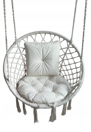  Jastuk za ljuljanje VISEĆA STOLICA Stork's Nest BEŽ ECRU kućni vrt 65cm