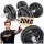  CAST IRON Bučice za vježbanje, set 2 x 20KG, KAWMET šipke za utege 40kg