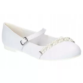   American Club Bijele Baletne Cipele za Pričest, Eko Koža, Vel. 34
