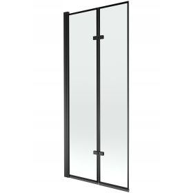 Mexen dvodijelni paravan za kadu 80 x 150 cm proziran