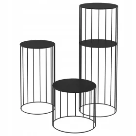 Set 3x Stalakova za cvijeće Metalni stalak za cvijeće LOFT