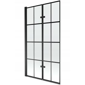 Mexen dvodijelni paravan za kadu 100 x 150 cm