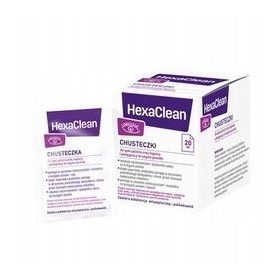  HexaClean maramice za posebnu higijenu očnih kapaka, 20 komada