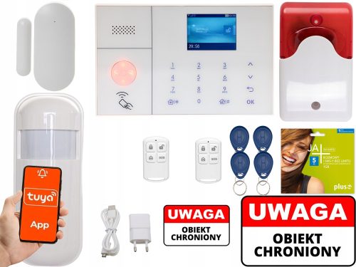 BEŽIČNI GSM ALARM SIRENA APLIKACIJA POLJSKI WIFI