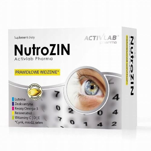 Activlab Pharma Nutrozin s luteinom - 60 kapsula