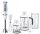  Braun MultiQuick 5 Vario štapni blender MQ5245WH 1000 W bijeli