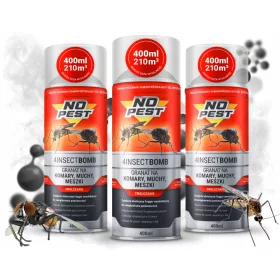  No-Pest dimne bombe protiv komaraca i muha 400 ml 3 kom.